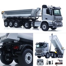 Kabolite 5801 RTR 1/14 4X4 RC Tractor Truck 3Axles Electric Lifting Dump Trailer