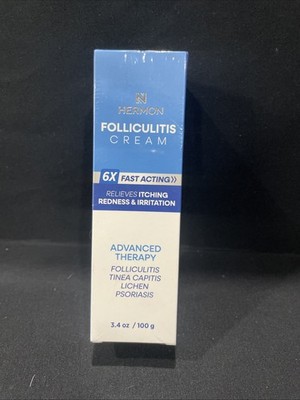 Hermon Folliculitis Cream Advanced Therapy 3.4 oz / 100g Psoriasis Redness