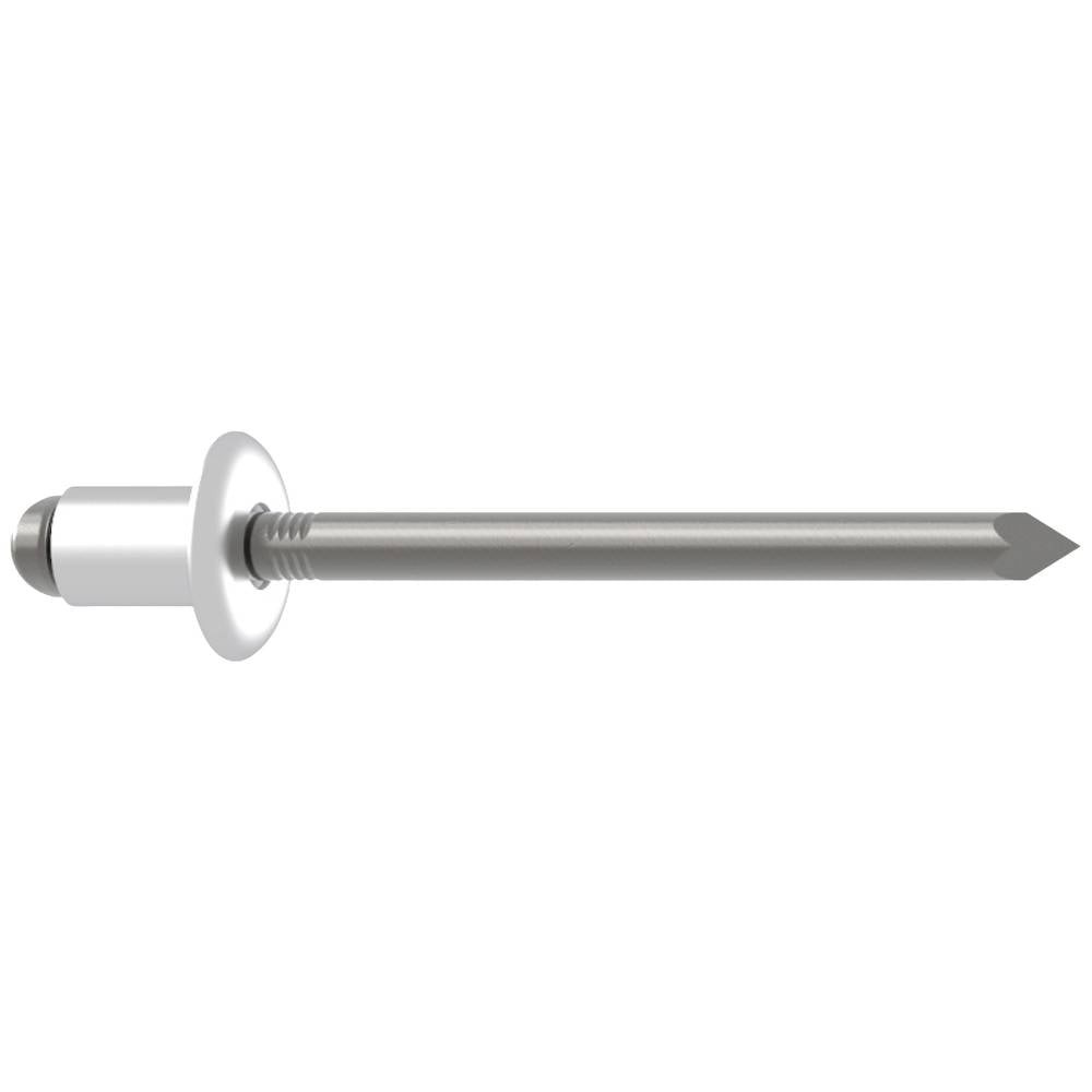 Rivet aveugle en acier inoxydable Gesipa 1433638 pour fixer vos tôles extérieures et châssis