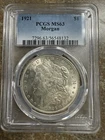 1921 PCGS MS63 Morgan Silver Dollar