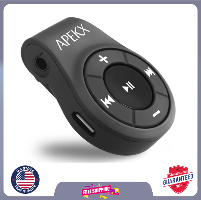 APEKX Bluetooth Audio Adapter for Headphones Speakers Wireless Streaming