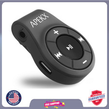 APEKX Clip Bluetooth Audio Adapter for Headphones, Headset, Speaker, Wireless