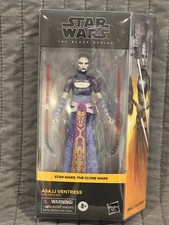 Star Wars Black Series The Clone Wars Asajj Ventress Hasbro NIB W case