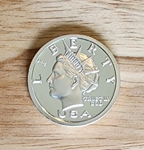 Norfed 2005 1/2 oz Silver Round Proof 10 Liberty Dollars .999 Fine Silver