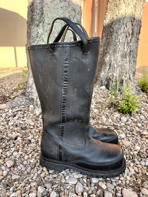 Honeywell Pro Warrington Firefighter Boots Steel Toe Biker Mens Sz