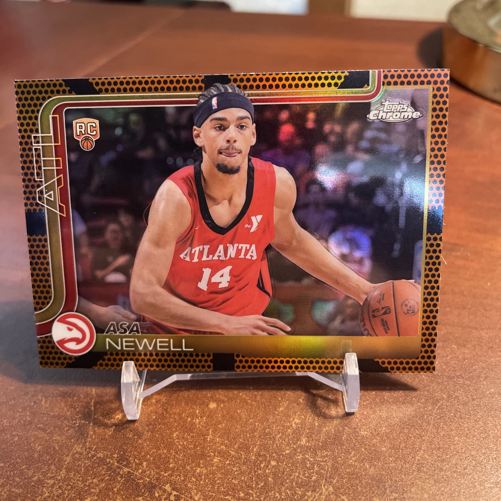 2025-26 Topps Chrome - Asa Newell #273 Basketball Refractor (RC)