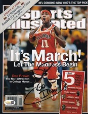 DEE BROWN signed (ILLINOIS FIGHTING ILLINI) Sports Illustrated 8X10 photo JSA