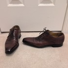 Magnanni Men's Tabaco Leather Cap Toe Oxfords Dress Shoes Size 10 M — photo 1