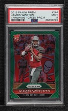 2015 Panini Prizm Rookies Green Prizm Jameis Winston #244 PSA 9 MINT 1lc0