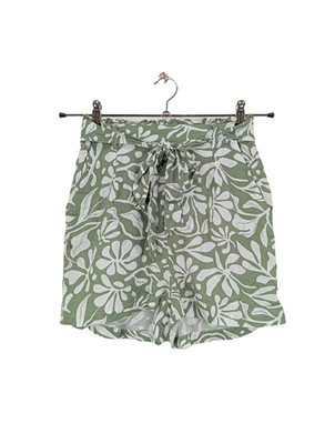 FRESH MADE Short moulant Dames Pantalon court T EU 34 kaki-blanc - Photo 1/4