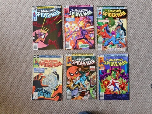 Amazing Spider-Man Bronze Lot of 6 Issues-188, 203, 204,205,206,207