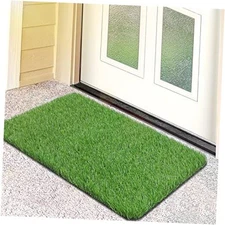 Artificial Grass Door Mat, Turf Grass Front Door Mats Outdoor/Indoor, 