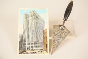 EQUITABLE BUILDING 1914 ANTIQUE ARTIFACT - MAYOR MITCHEL - STERLING SILVER