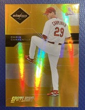 2005 Leaf Limited CHRIS CARPENTER #64 Spotlight Gold 8/ 25 St.Louis Cardinals 