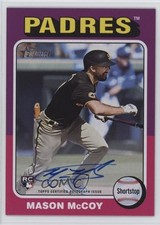 2024 Topps Heritage High Number Real One Auto Mason McCoy #ROA-MM Auto bc8