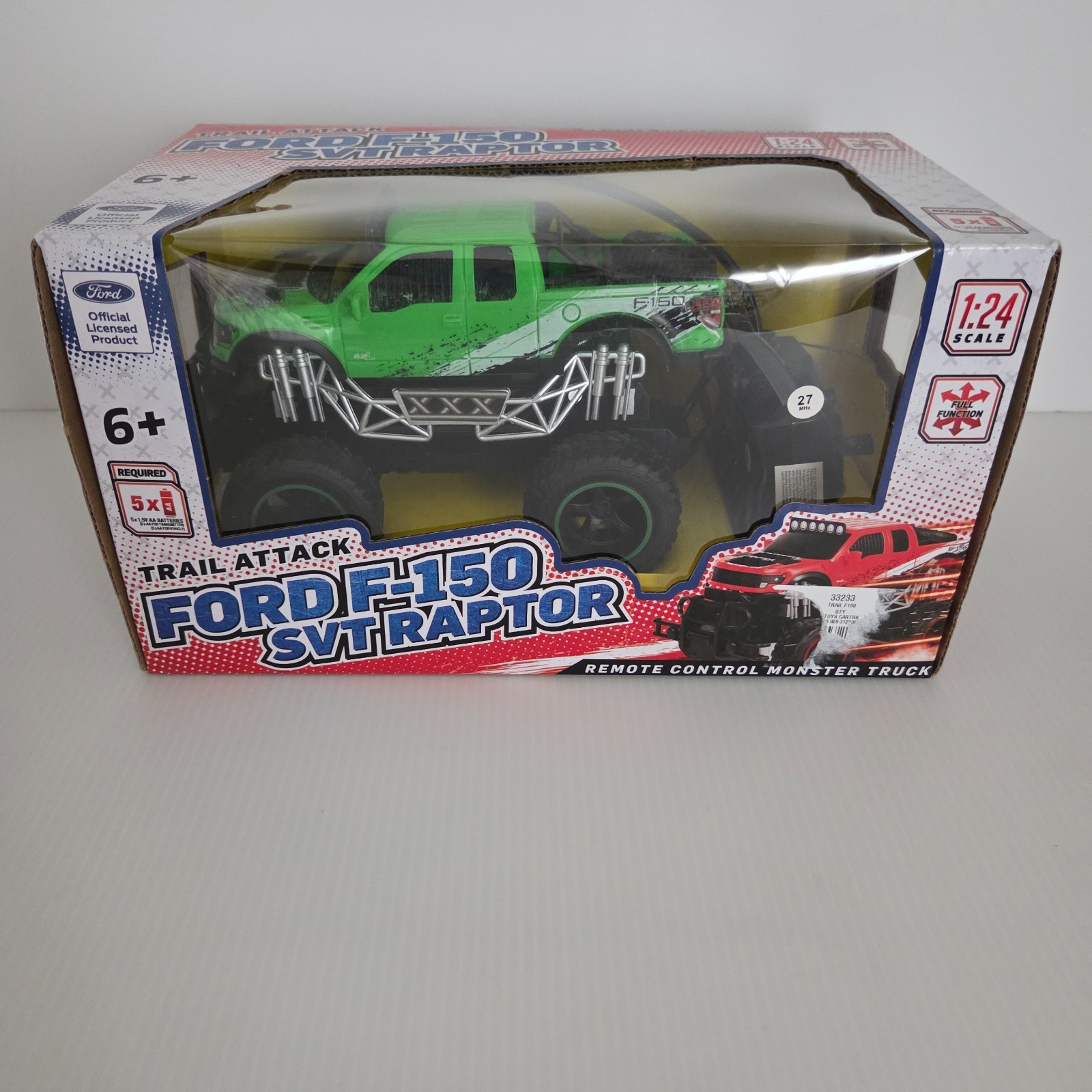 Ford F-150 Svt Raptor Radio Control Monster Truck Green Ford