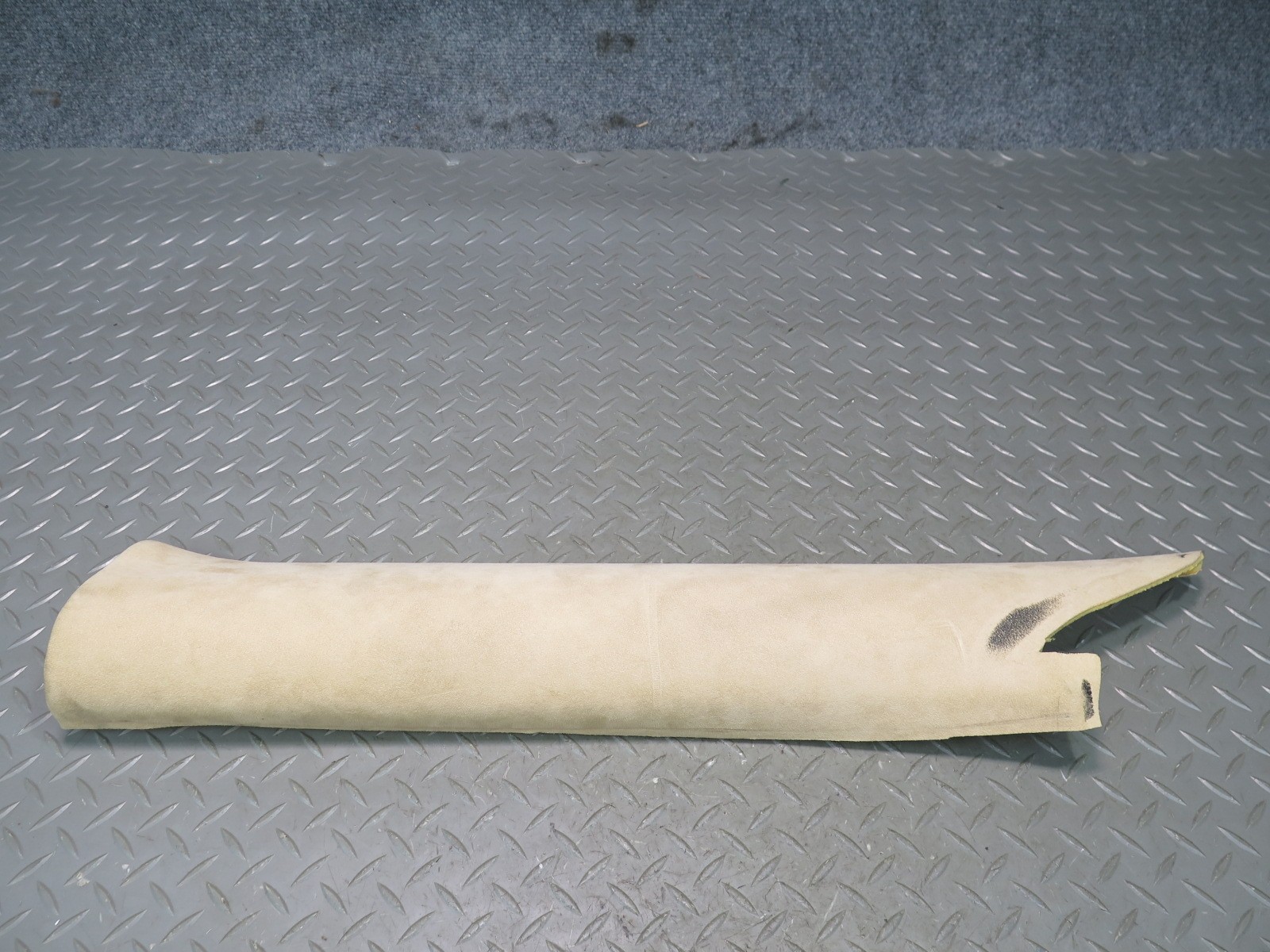 2008-2019 MASERATI GRANTURISMO M145 FRONT A PILLAR ALCANTARA TRIM PANEL SET OF 2
