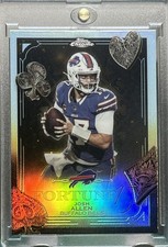 JOSH ALLEN RARE HOLO INSERT REFRACTOR CHROME ...