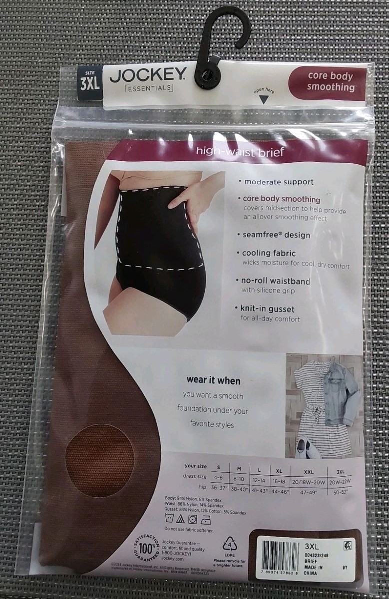 スタイル様 Jockey Essentials Core Body Smoothing High Waist Brief Size 3XL