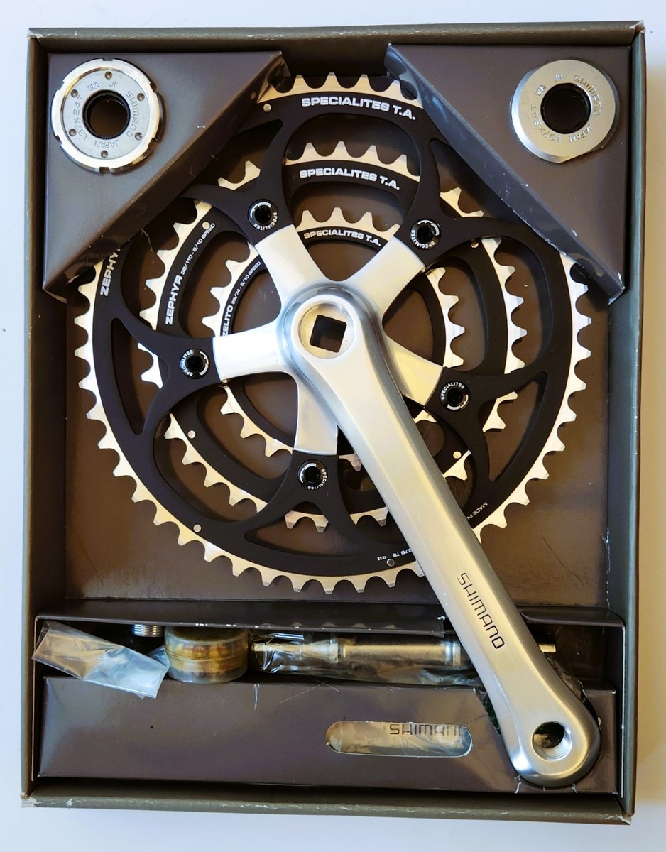 NOS/NIB Vintage Shimano 600 EX FC-6206 28x38x50 TA Triple Crankset