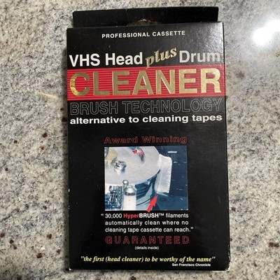 Professional Hyper Brush Head Plus Drum Cleaner VHS Cleaner New Factory Sealed