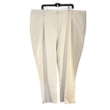 BAGATELLE Off-White Straight Leg Suit Trouser Pant Stitch Fix Size 3X  *FLAW*