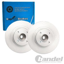 2x RAP BREMSSCHEIBEN 270mm VOLL HINTEN passend für RENAULT GRAND MEGANE SCÉNIC