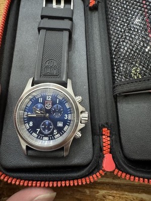 腕時計(アナログ) LUMINOX Series 800 Luminox Series 800 Blue Dial Stainless Steel Swiss Made
