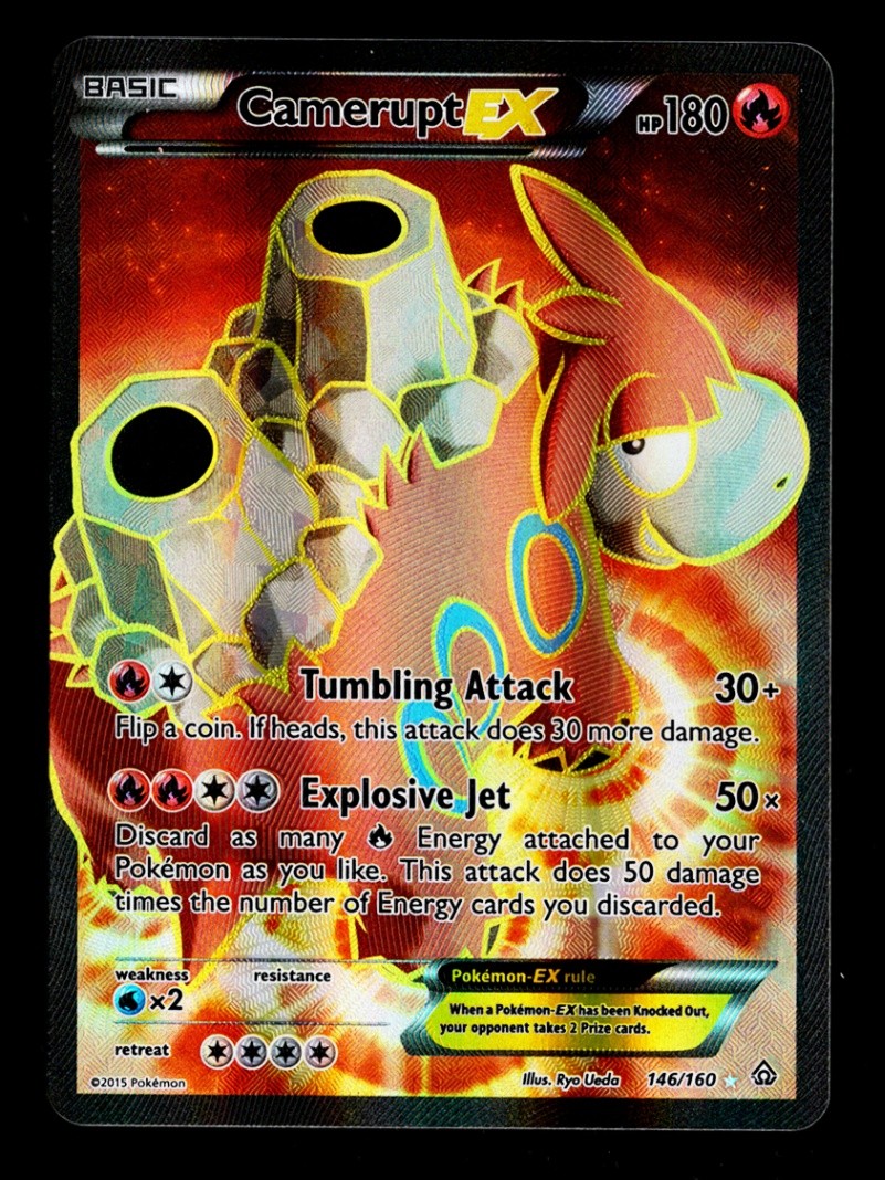 Camerupt EX (146 Full Art) Ultra Rare XY - Primal Clash 146/160 LP