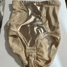 VTG Maidenform High Waisted Pantie Style Girdle ShapeWear Stretch LG Hook Crotch