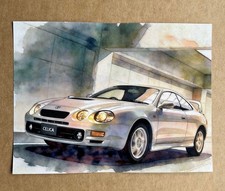 Mk6 Toyota Celica GT Four  (T200) Art Print - 8 x 6 inches