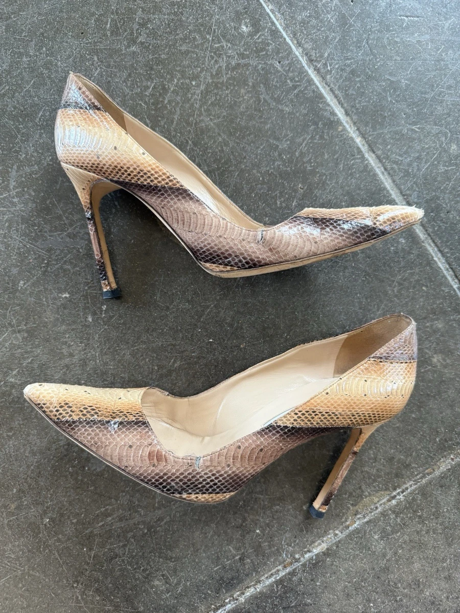 Manolo Blahnik Pump Striped Heels for Women for sale | eBay