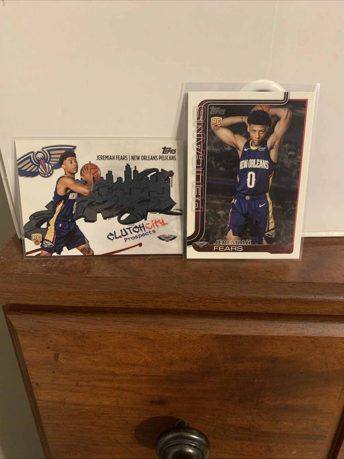 2025-26 Topps - Jeremiah Fears #207 Season Tip-Off (RC) & Clutch City CC-7