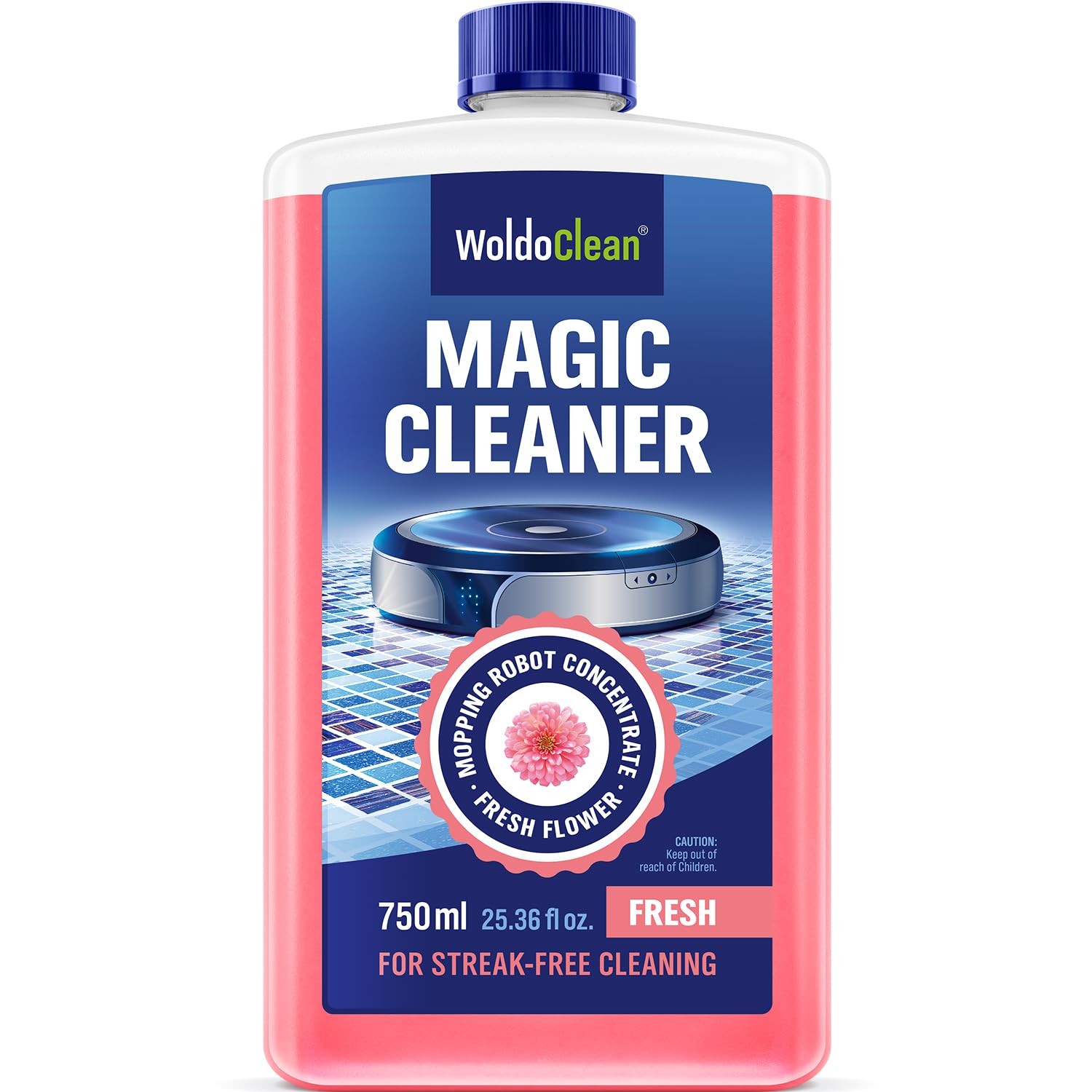 Robot Vacuum Cleaner, 25oz Fresh Flower Concentrate, 75-150 Uses, Compatible-image