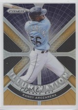 2021 Panini Prizm Illumination Neon Orange 78/100 Randy Arozarena #IL-4 uk2