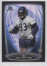 2014 Bowman Chrome Black Refractor 122/299 Will Sutton #120 1u6