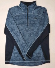 The North Face Pullover Mens M Navy Quarter Zip Performance Polyester NF0A37JV