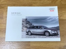 Genuine Audi S6 Avant (C6) 5.2 V10 Quattro Owners Manual - 2006-2011 - English