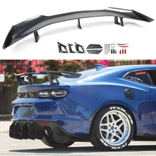 For 2016-2024 Chevy Camaro ZL1 1LE Style Carbon Fiber Rear Wing Trunk Spoiler