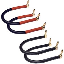 CESS-138-6i Right Angle Banana Plug Jumper Cable, Speaker Jumpers, 90 to...