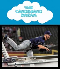 Jimmy Nelson 2017 Topps #193 Milwaukee Brewers Baseball Card