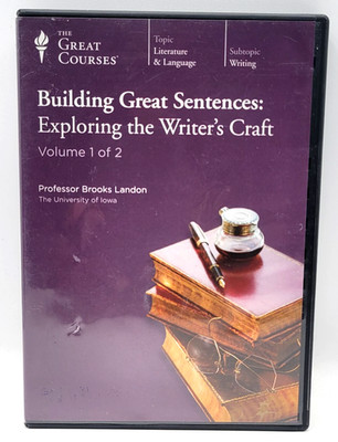 The Great Courses - Building Great Sentences (DVD 4-Disc Set & Book)
