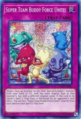 Super Team Buddy Force Unite! - FLOD-EN081 - Secret Rare - Unlimited Edition x1 