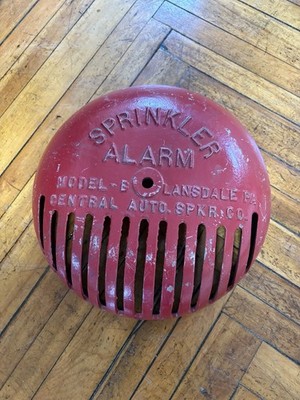 Sprinkler Fire Alarm Cover Model B Central Auto Sprinkler Co Landsdale Pa
