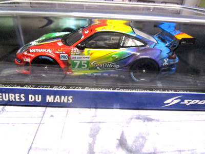 PORSCHE 911 - 997 RSR 24h Le Mans 2011 #75 Prospeed Holzer Goossens Spark 1:43