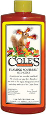 Cole'S Wild Bird Products FS08 Flaming Squirrel Seed Sauce, 8-Ounce