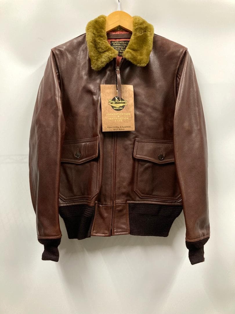 U29S Buzz Rickson'S Leather Jacket - image 1