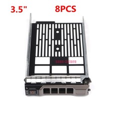 8X 3.5" SAS SATA HDD Tray Caddy Original For Dell PowerEdge R410 R510 R710 R720