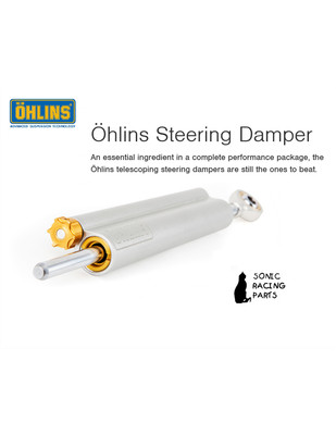 AGSD 000B OHLINS STEERING DAMPER STROKE 63 (BRACKET ASSEMBLY 02230-15)