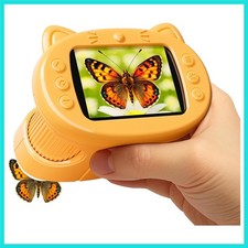 Handheld Digital Mini Microscope for Kids: 1000X 4K Portable Pocket 2.4" Scre...